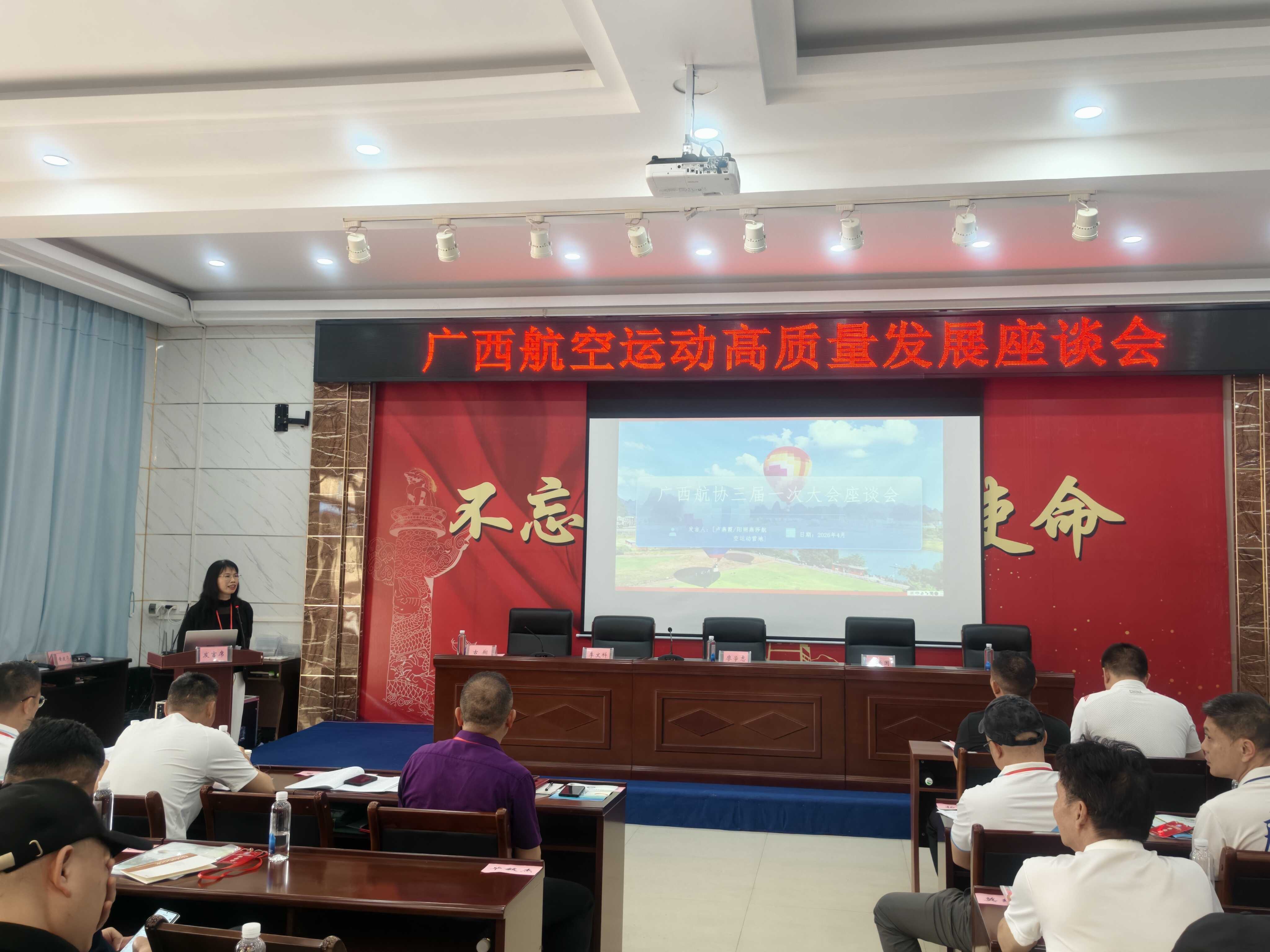 广西航空运动高质量发展座谈会圆满召开(图2)